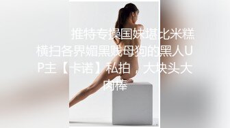 ⚫️⚫️推特专操国妹堪比米糕横扫各界媚黑贱母狗的黑人UP主【卡诺】私拍，大块头大肉棒