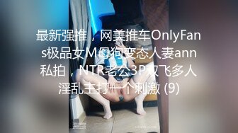 最新强推，网美推车OnlyFans极品女M母狗变态人妻ann私拍，NTR老公3P双飞多人淫乱主打一个刺激 (9)