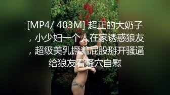 [MP4/ 403M] 超正的大奶子，小少妇一个人在家诱惑狼友，超级美乳撅着屁股掰开骚逼给狼友看骚穴自慰