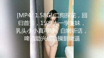 [MP4/ 1.58G] 二狗探花，回归首秀，19岁大一学生妹，乳头小小真可爱，白嫩听话，啤酒助兴成功操到嫩逼