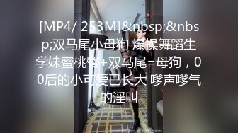 [MP4/ 253M]&nbsp;&nbsp;双马尾小母狗 爆操舞蹈生学妹蜜桃臀+双马尾=母狗，00后的小可爱已长大 嗲声嗲气的淫叫