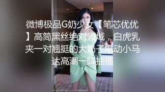 微博极品G奶少女【笔芯优优】高筒黑丝绝对领域，白虎乳夹一对翘挺的大奶子电动小马达高潮一阵抽搐