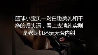 篮球小宝贝一对白嫩美乳和干净的馒头逼，看上去清纯实则是老司机还玩无套内射