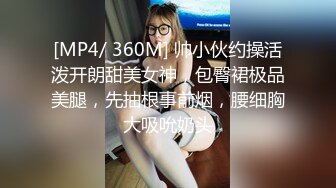 [MP4/ 360M] 帅小伙约操活泼开朗甜美女神，包臀裙极品美腿，先抽根事前烟，腰细胸大吸吮奶头