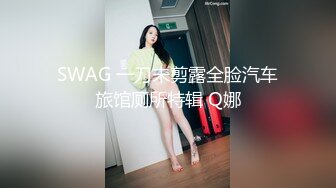 SWAG 一刀未剪露全脸汽车旅馆厕所特辑 Q娜