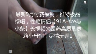 最新9月付费福利，推特极品绿帽，性瘾情侣【91A-sce与小条】长视频⑥圈养高质量萝莉小母狗，尽情玩弄1